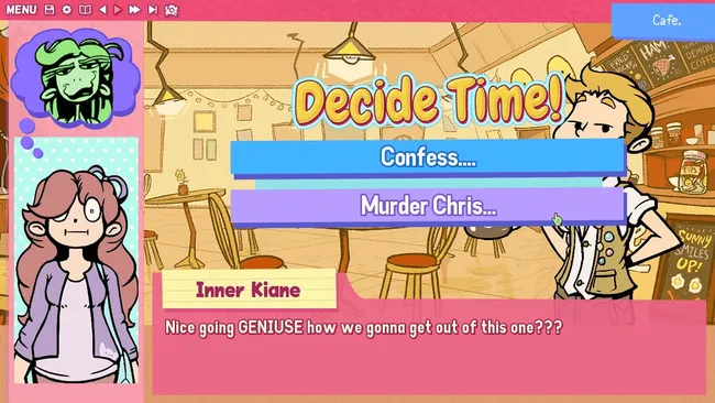 Kiane has to decide between confessing to her crimes and murdering Chris